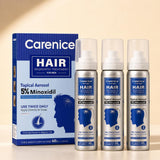 Set espuma Minoxidil 5%: tres envases y caja